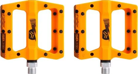 SB3 Par de pedales planos SB3 Shelter Orange