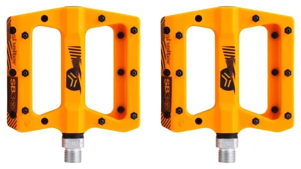 SB3 Par de pedales planos SB3 Shelter Orange