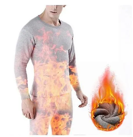 Set de ropa interior térmica para hombres Termo de invierno Ropa interior larga Johns Tops Winter Men Thick Fleece Thermal Cloth