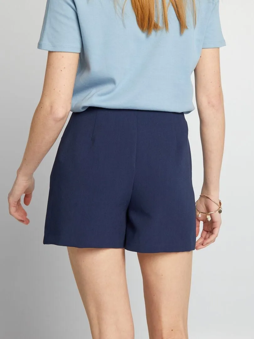 SHORT DE TIRO ALTO SMART  NEGRO