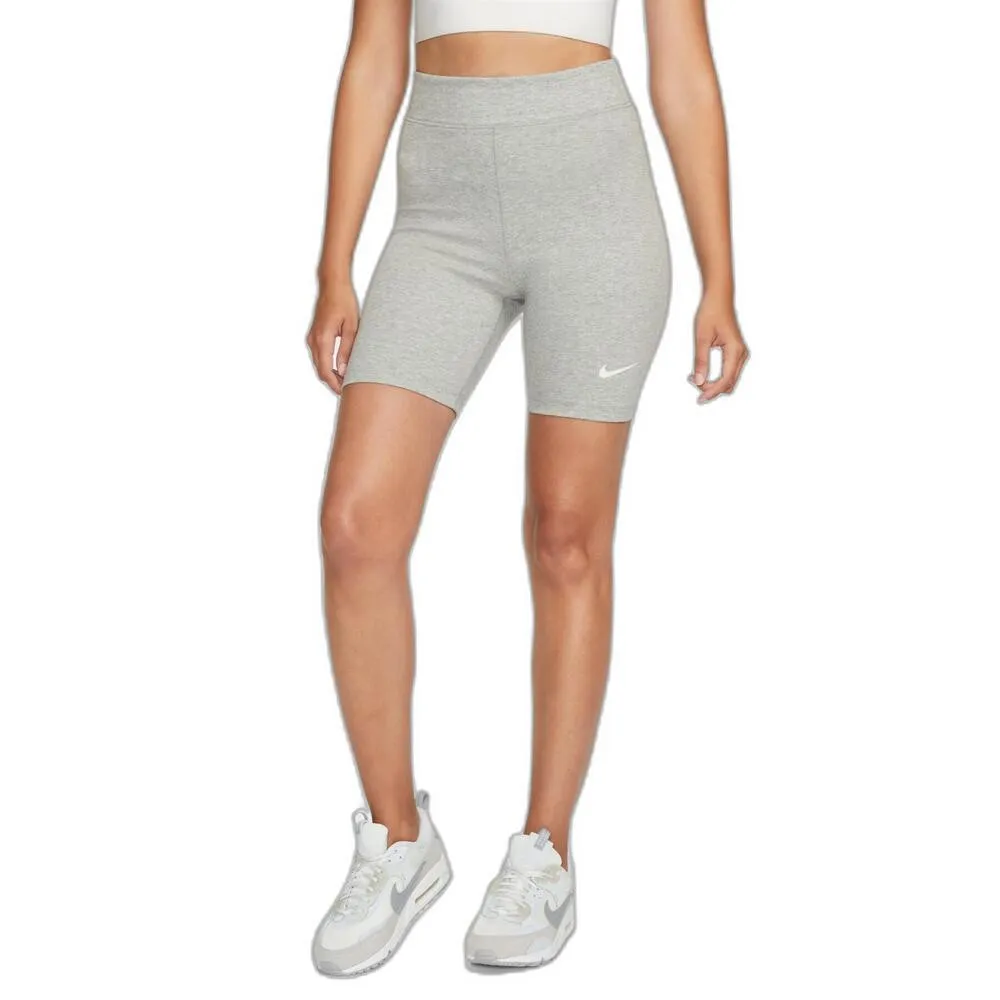 SHORT NIKE W NSW CLSC HR 8IN CICLISTA GRIS DV7797063