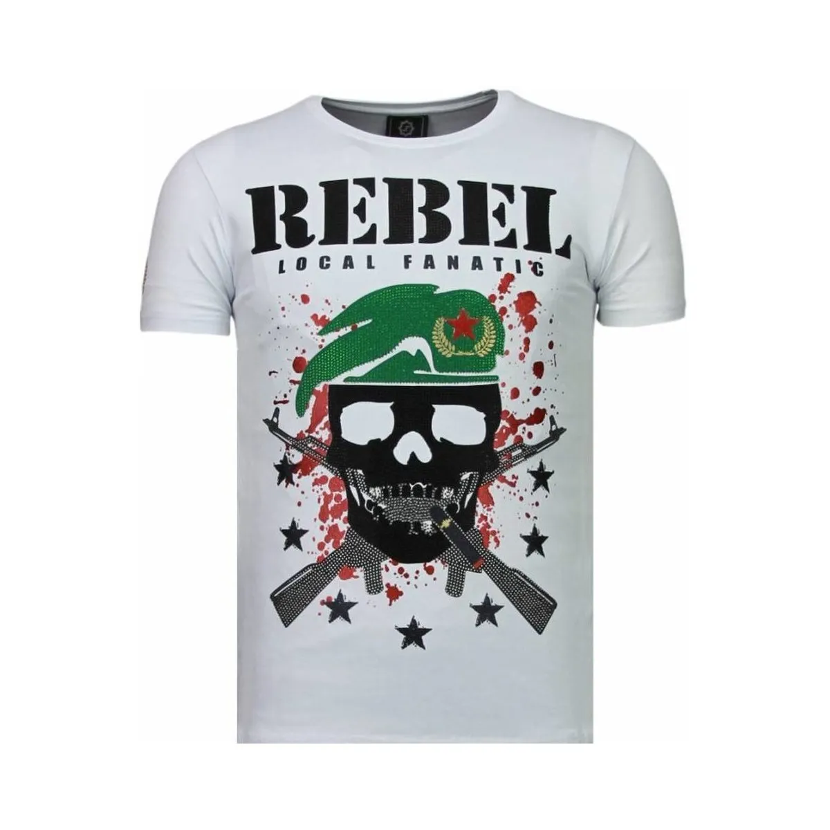 Skull Rebel Rhinestone