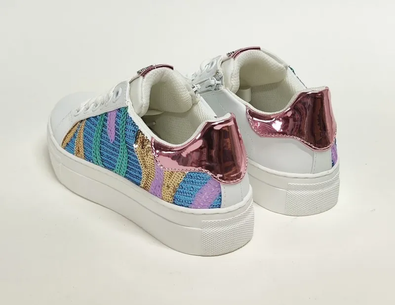Sneakers Asso 16025 piel vegana blanco