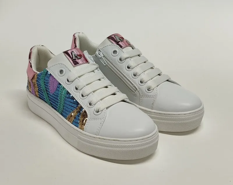 Sneakers Asso 16025 piel vegana blanco