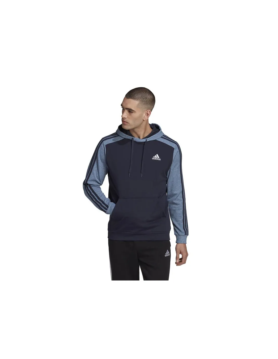 Sudadera adidas Mélange French Terry Hombre Blue
