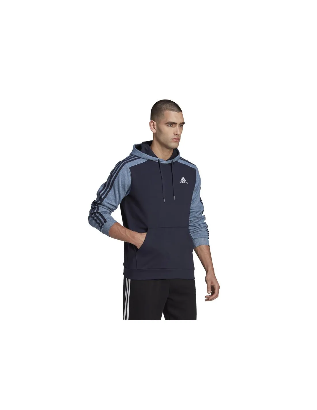 Sudadera adidas Mélange French Terry Hombre Blue