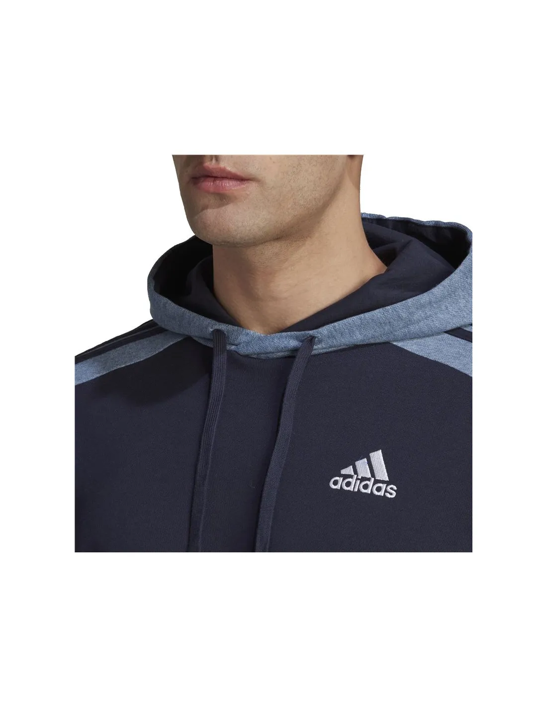 Sudadera adidas Mélange French Terry Hombre Blue