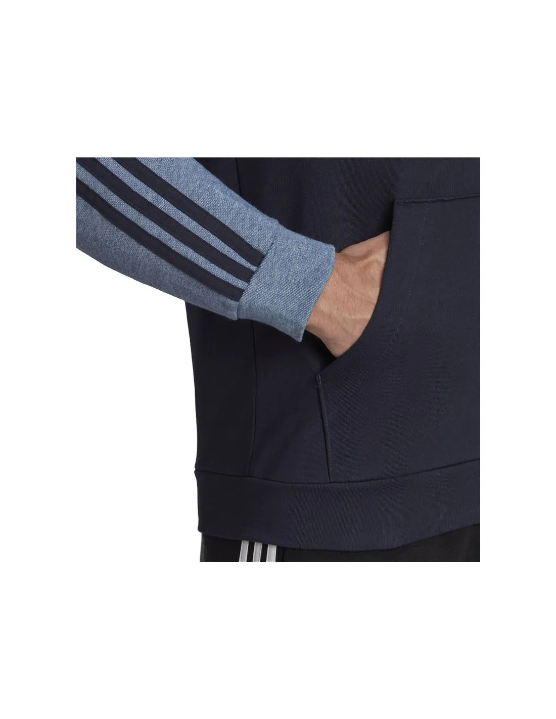 Sudadera adidas Mélange French Terry Hombre Blue