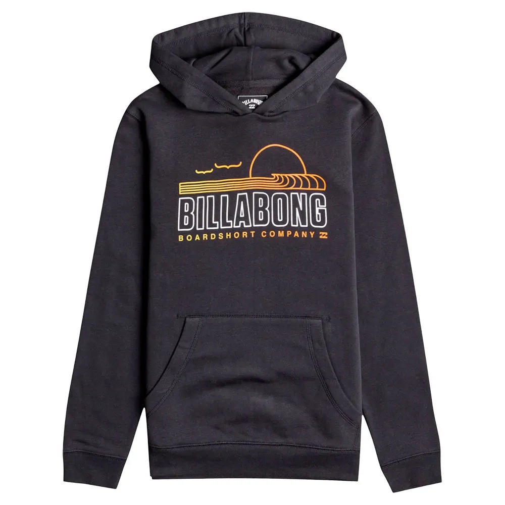 Sudadera BILLABONG con capucha para niño logo en el pecho dawn po boy BLACK (0019) Ref. F2HO05 BIF2 negro