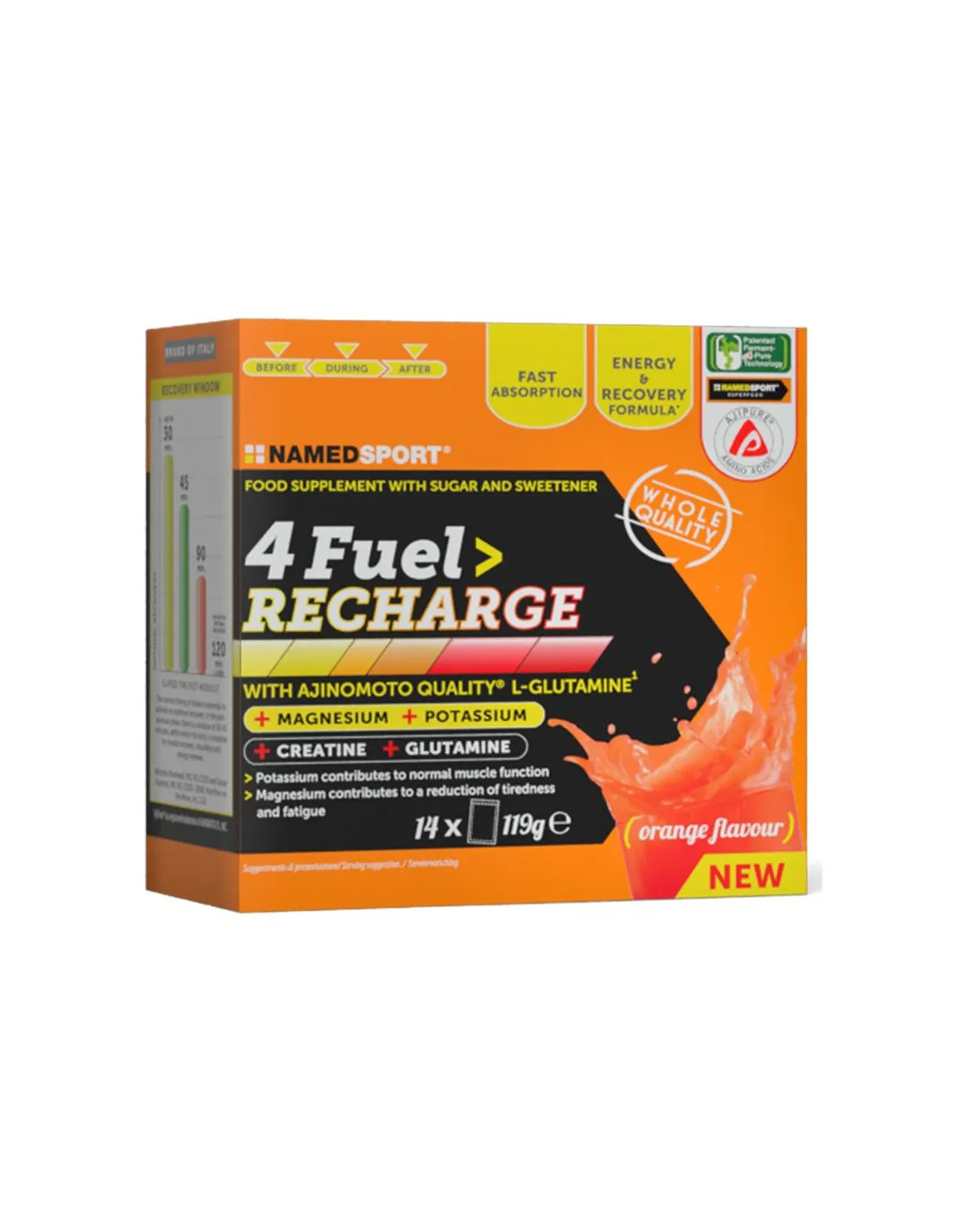 Suplemento NamedSport 4Fuel Recharge 14 Sobres