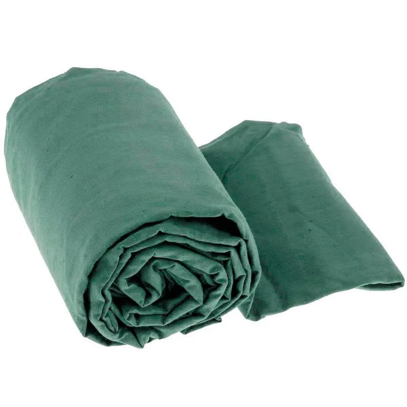 Sábana de algodón de Sea to Summit Standard Rectangular (Verde)