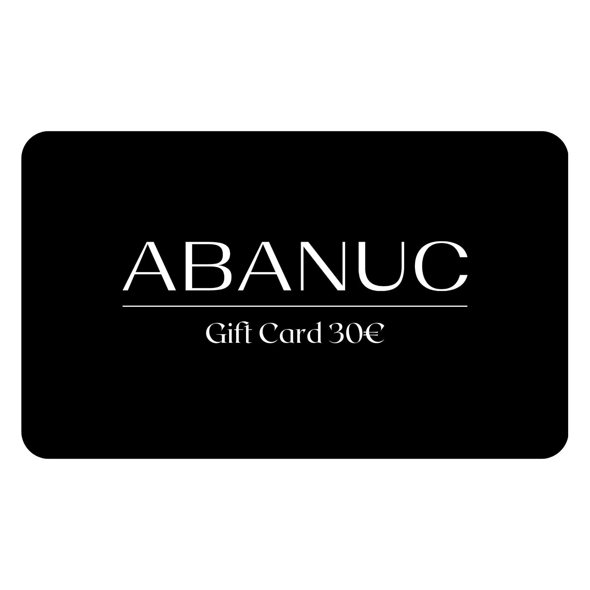 Tarjeta de regalo ABANUC