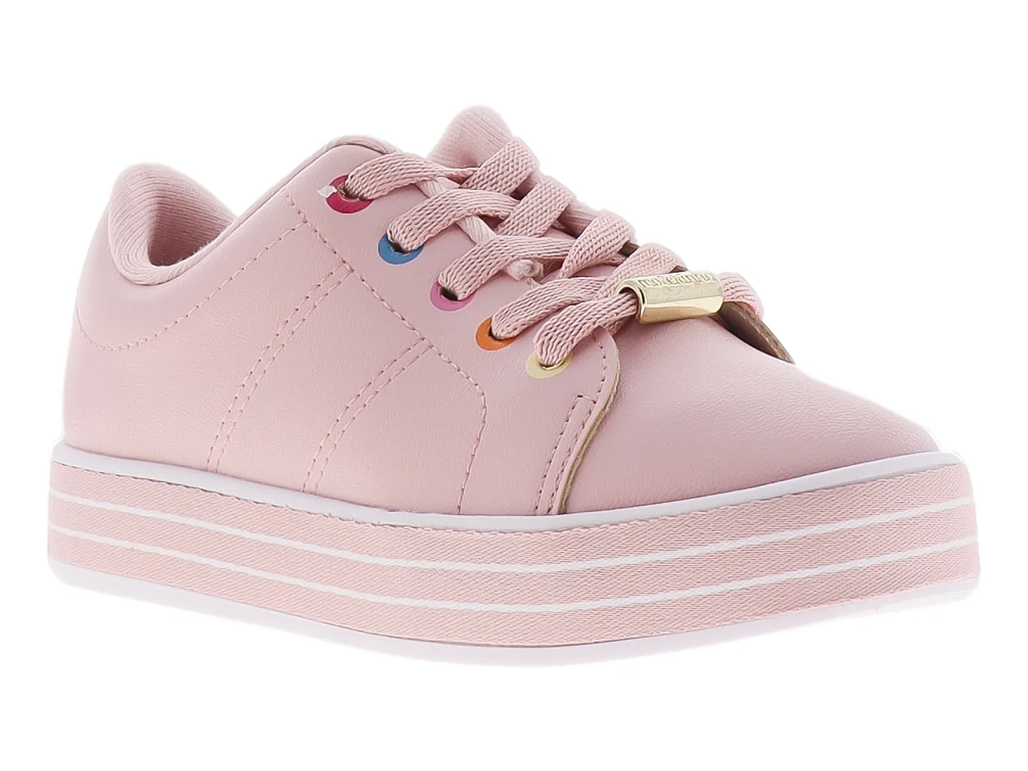 Tenis Molekinha 2520 Rosa Para Niña