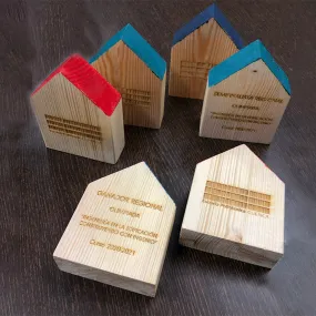Trofeo tipo casita