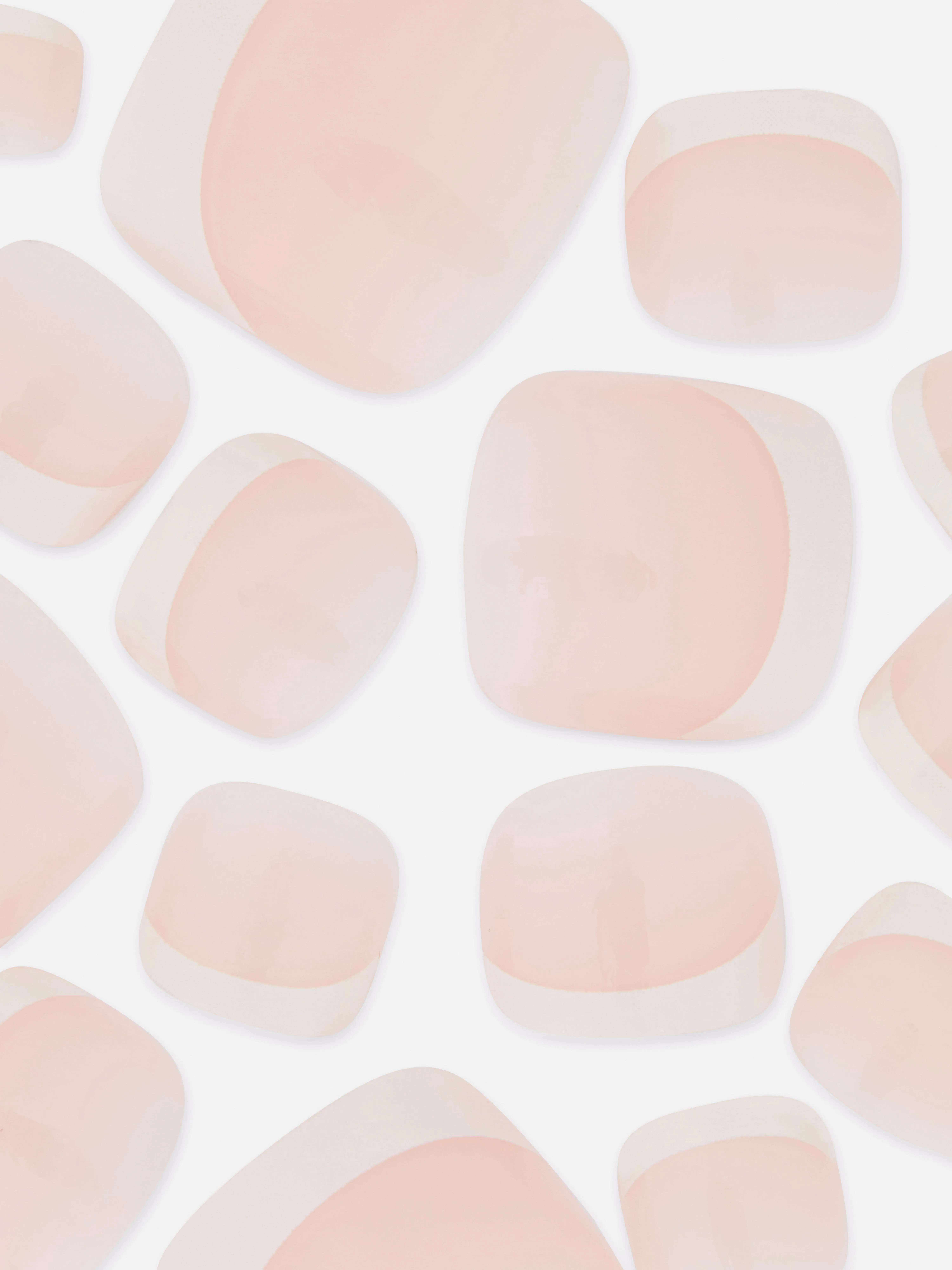 Uñas postizas brillantes para los pies de PS...