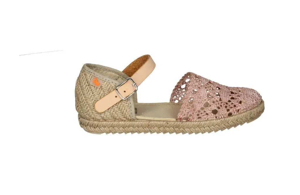 Valenciana Rosa Crochet Con Pulsera y Hebilla