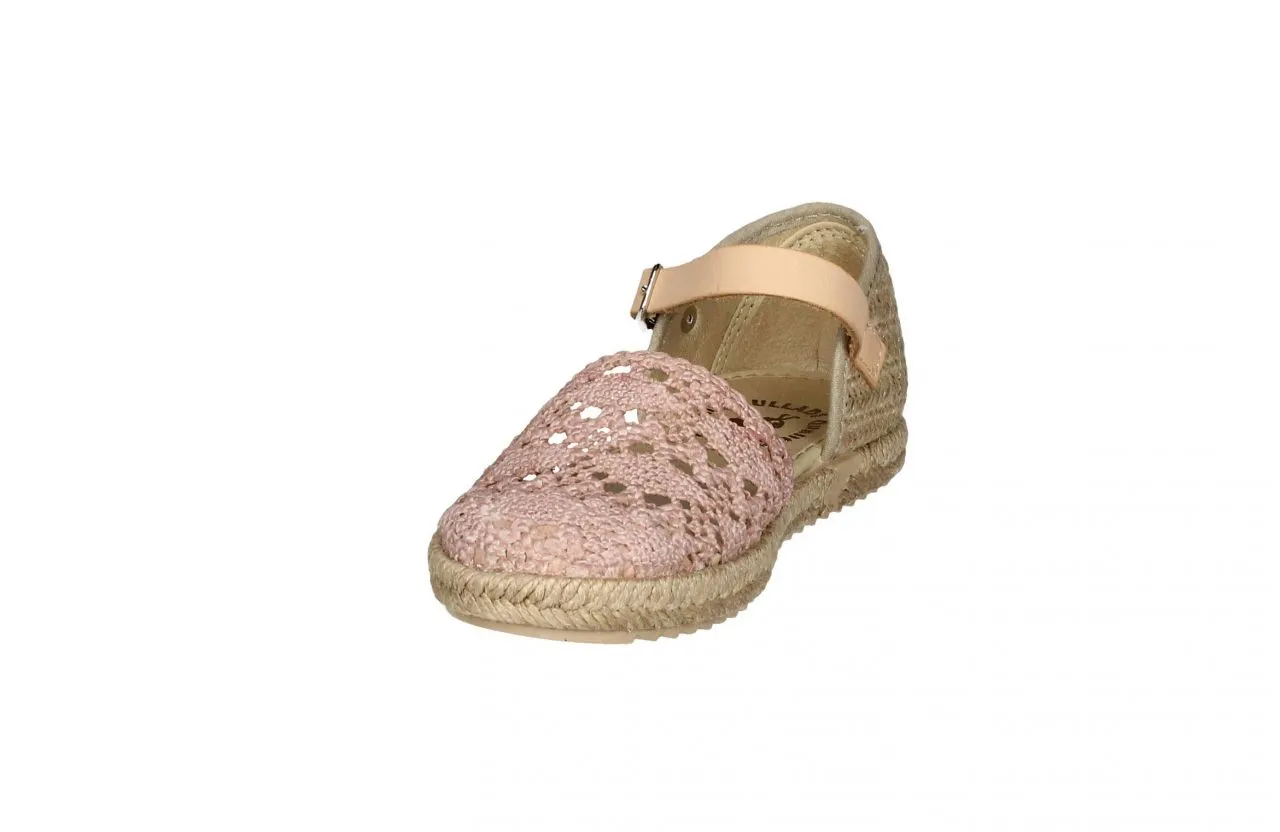 Valenciana Rosa Crochet Con Pulsera y Hebilla