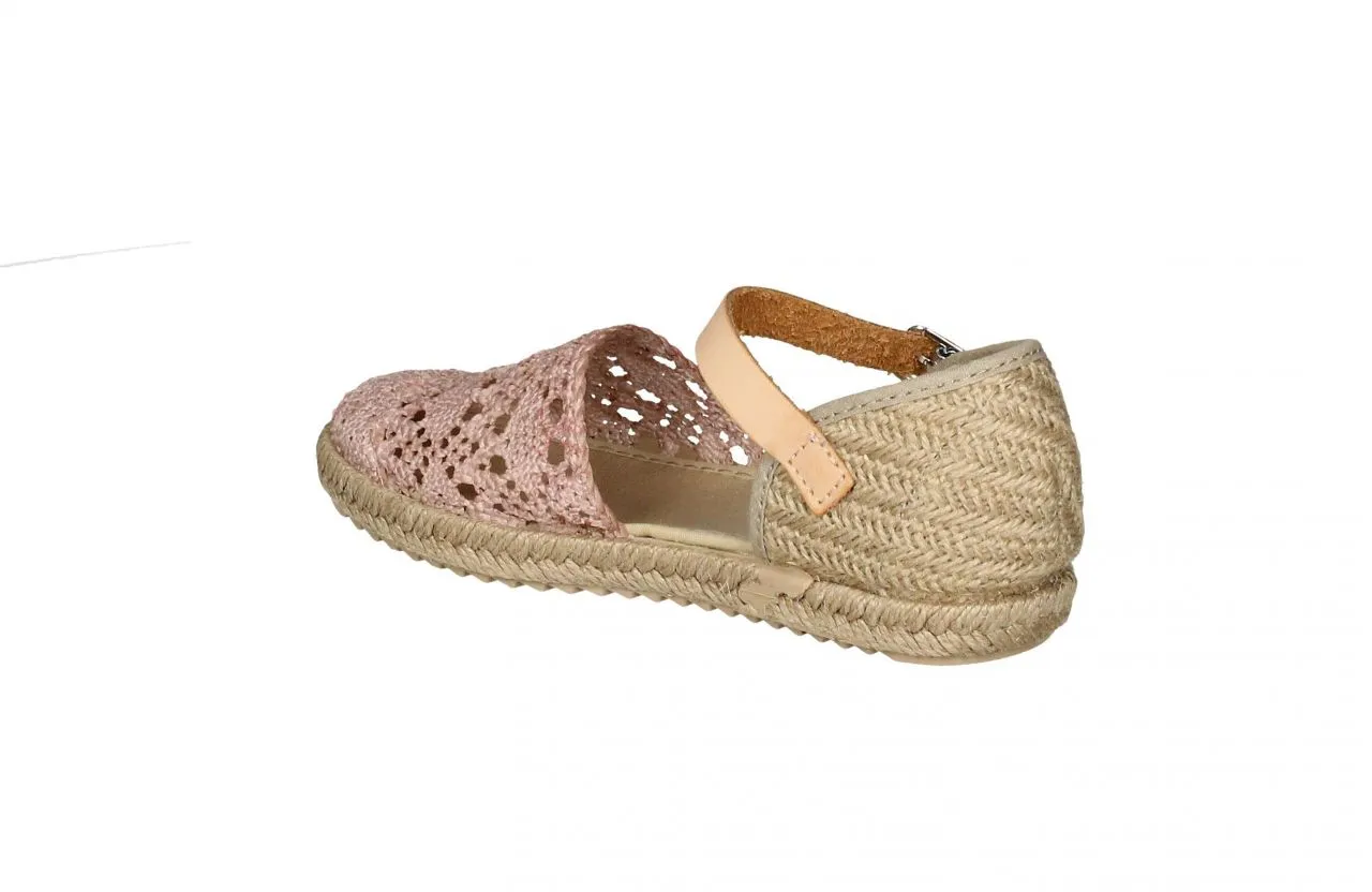 Valenciana Rosa Crochet Con Pulsera y Hebilla