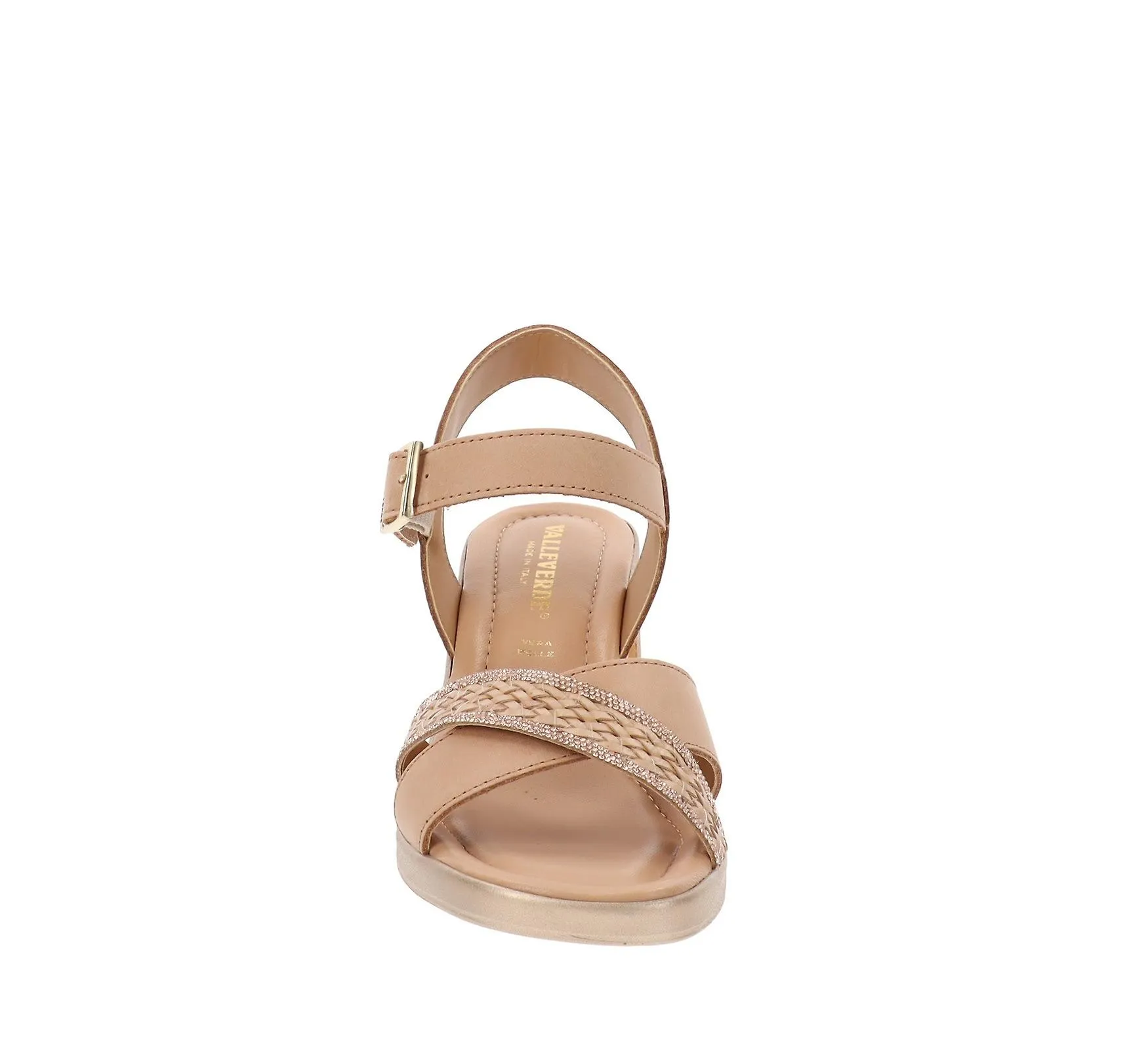 VALLEVERDE SANDALIAS DE PIEL PARA MUJER ZAPATOS CON CIERRE DE HEBILLA VV32452