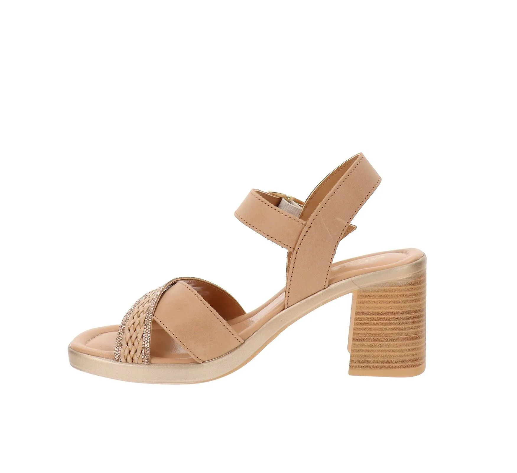 VALLEVERDE SANDALIAS DE PIEL PARA MUJER ZAPATOS CON CIERRE DE HEBILLA VV32452