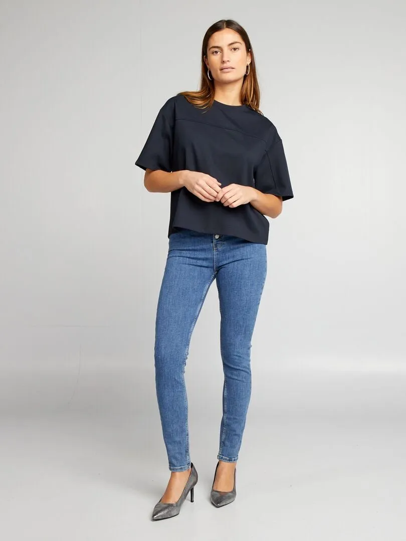 VAQUERO SKINNY DE TIRO ALTO  AZUL
