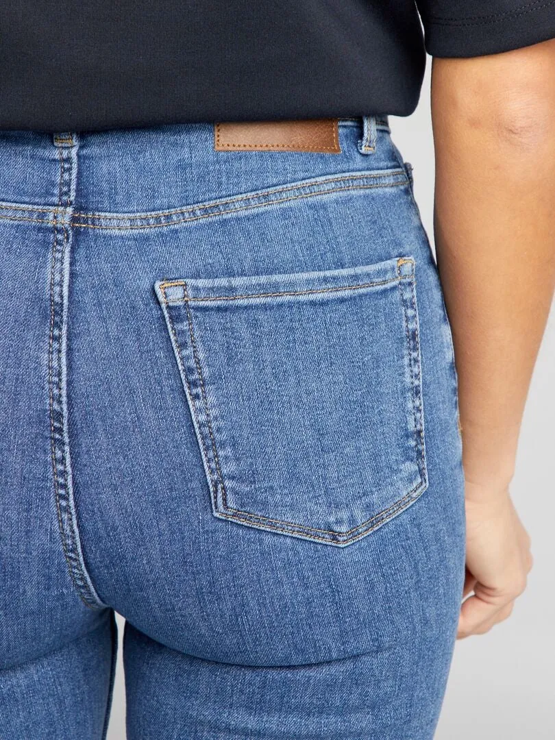VAQUERO SKINNY DE TIRO ALTO  AZUL
