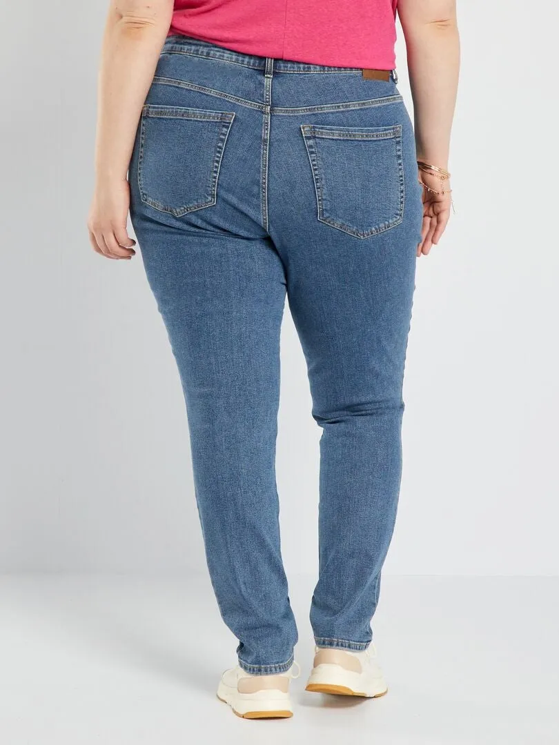 VAQUERO SLIM DE TALLE ALTO  L28  AZUL