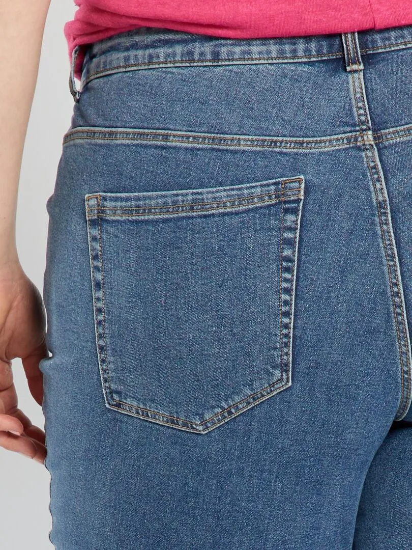 VAQUERO SLIM DE TALLE ALTO  L28  AZUL
