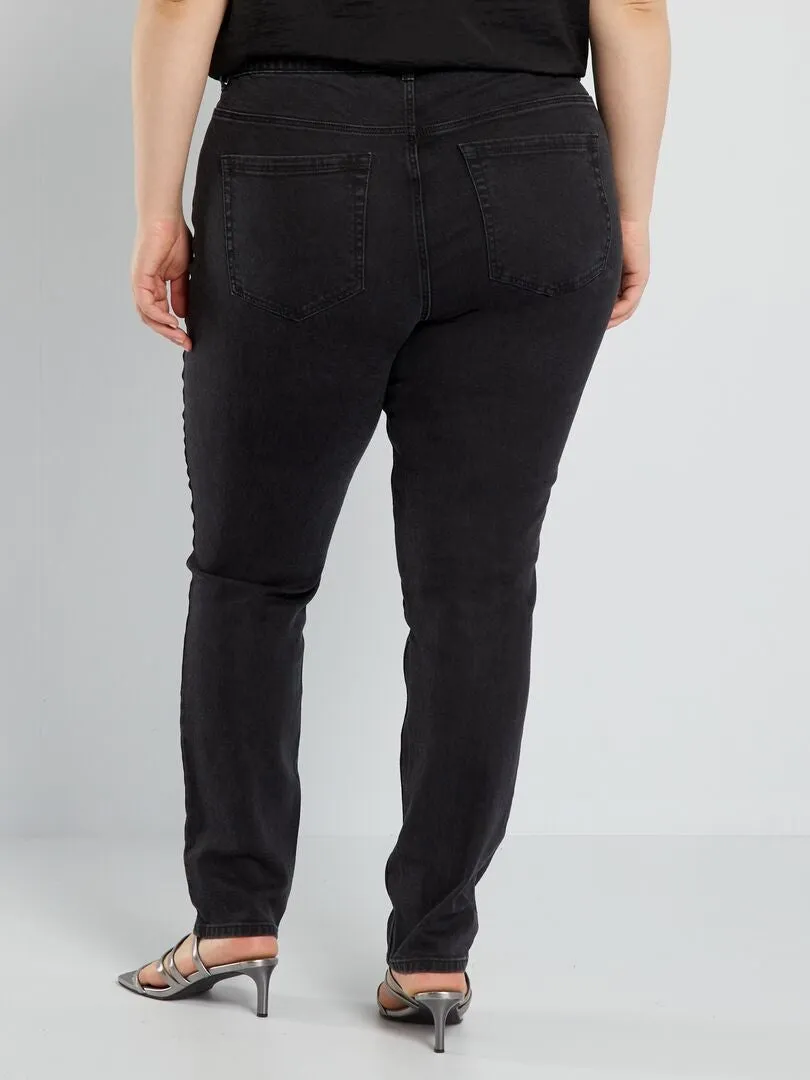 VAQUERO SLIM DE TALLE ALTO  L34  NEGRO