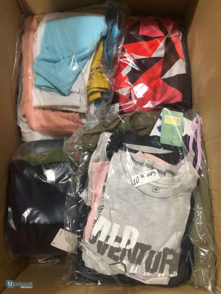 Venta de ropa y calzado al por mayor para exportación