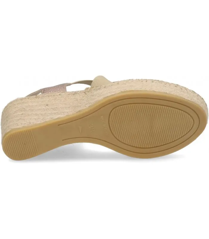 VIDORRETA Sandalia Elasticos Napa Metal Cuer
