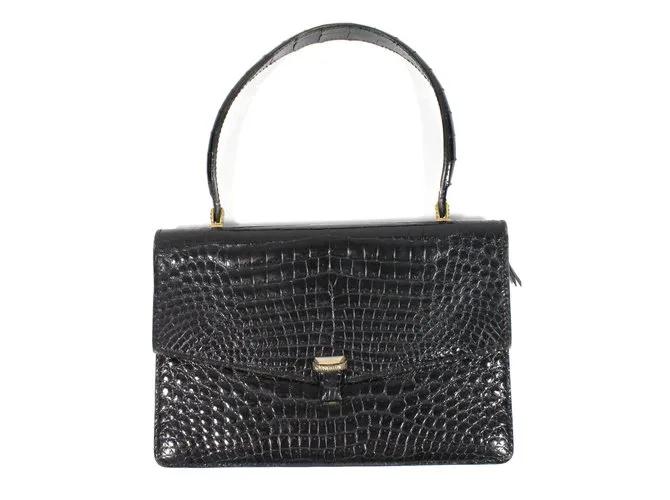 Vintage Bolsos de mano Negro 