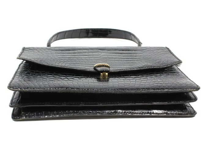Vintage Bolsos de mano Negro 