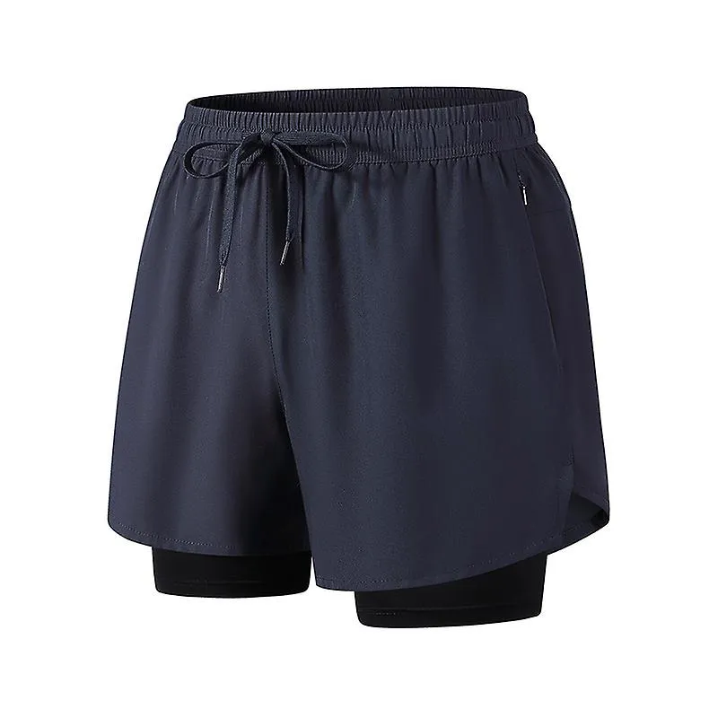 WOMEN'S 2IN1 QUICK DRY RUNNING SHORTS, TRAINING SHORTS ,YOGA PANTS