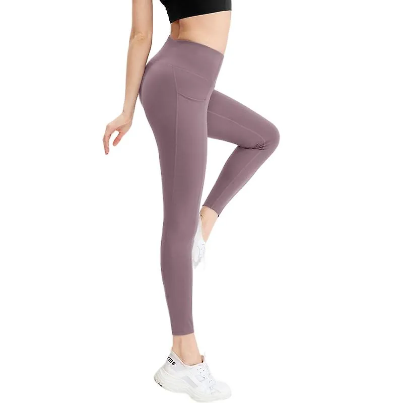 Women's High Waist Side Pocket Tights Sports Leggings Yoga Pants