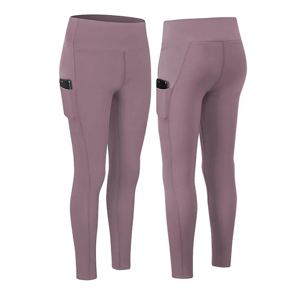 Women's High Waist Side Pocket Tights Sports Leggings Yoga Pants