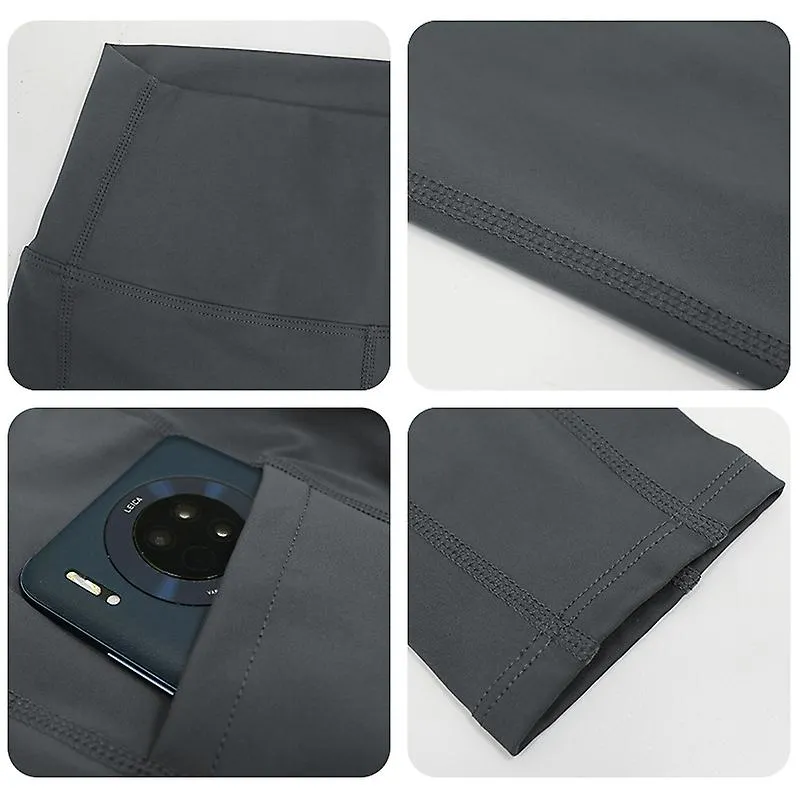 Women's High Waist Side Pocket Tights Sports Leggings Yoga Pants