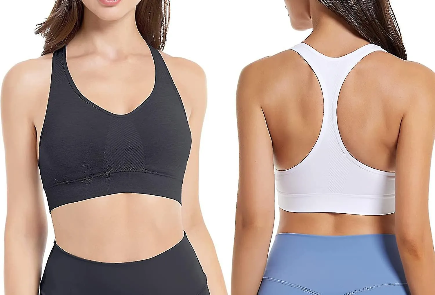 Womens s Multipack Workout Bras Padded Yoga Bras