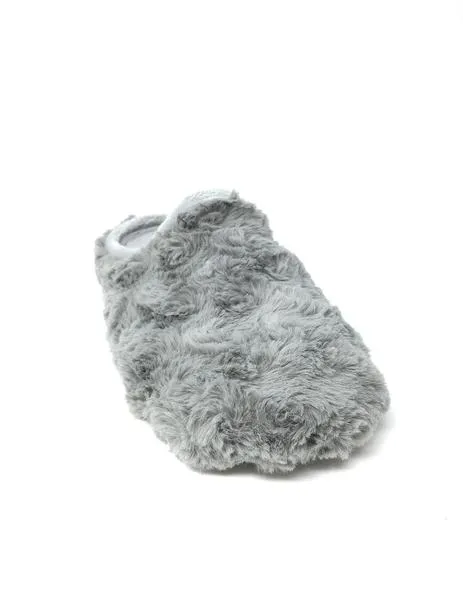 zapatilla de casa descalza gris