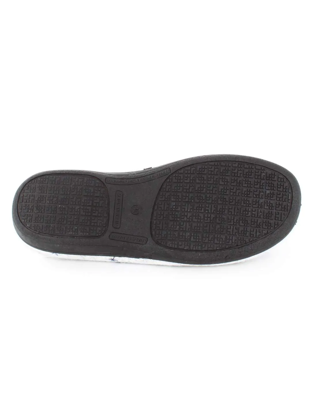 Zapatilla de Casa "Mi papá me mima" Fieltro Gris
