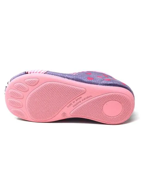 zapatilla de casa unicornio rosa