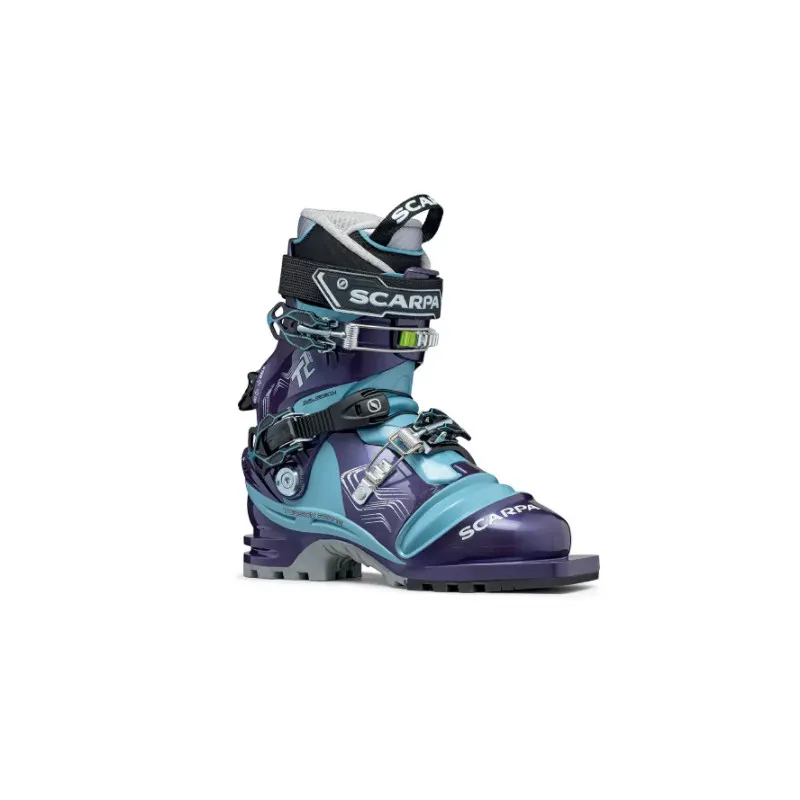 Zapatilla Telemark Scarpa T2 Eco Wmn (Burgundy Polar Blue) Mujer