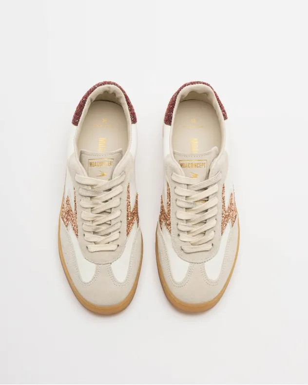 Zapatillas blancas Moa MG703 Blanco