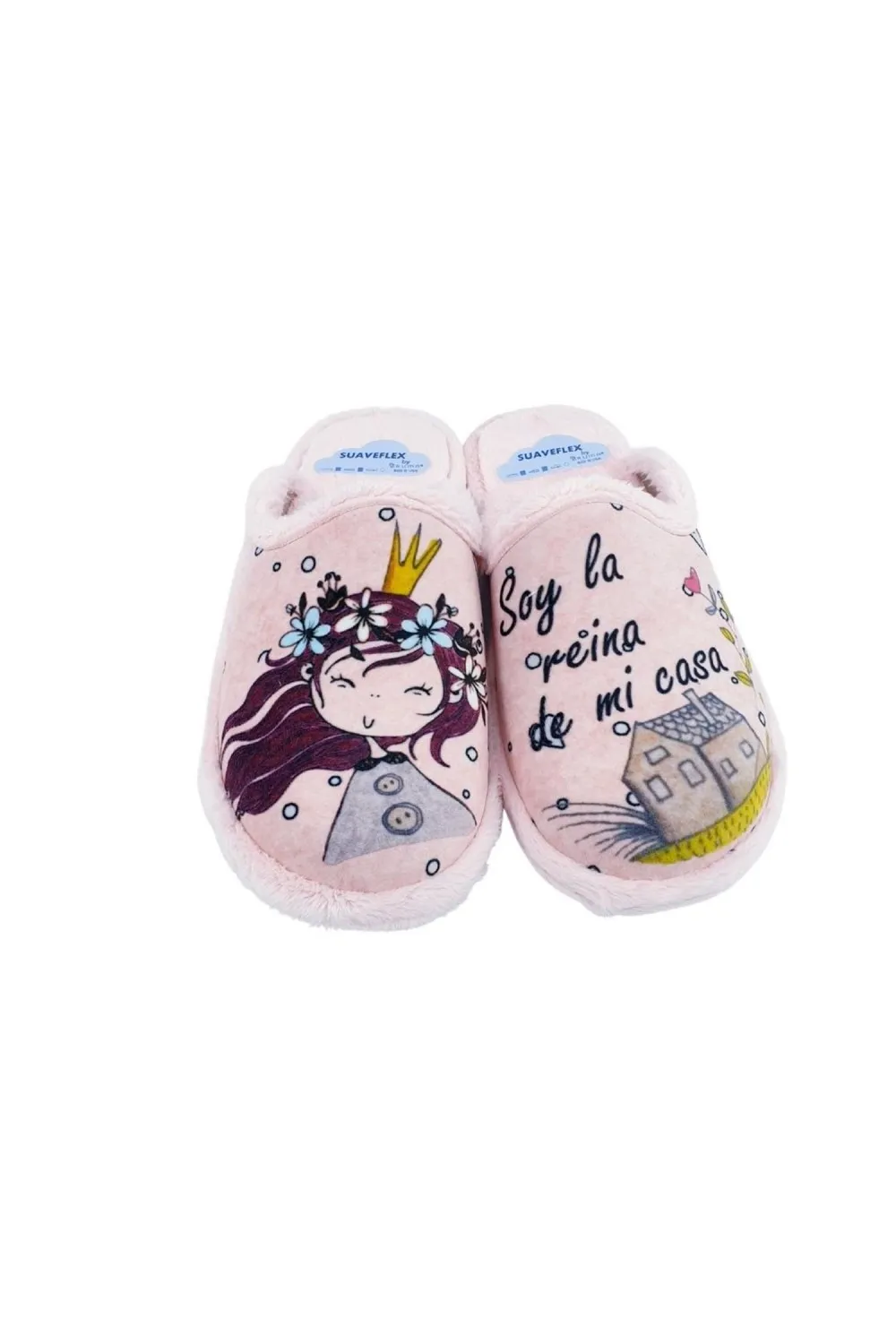 ZAPATILLAS CASA MUJER SUAVEFLEXBRUMA REINA DE MI CASA ROSA 20075