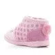 Zapatillas casa Vul·ladi rosas cerradas con dibujo de gatito