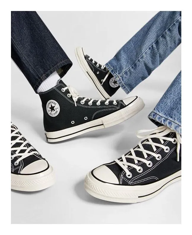 ZAPATILLAS CONVERSE CHUCK 70 VINTAGE CANVAS HIGH TOP NEGROBLANCO UNISEX