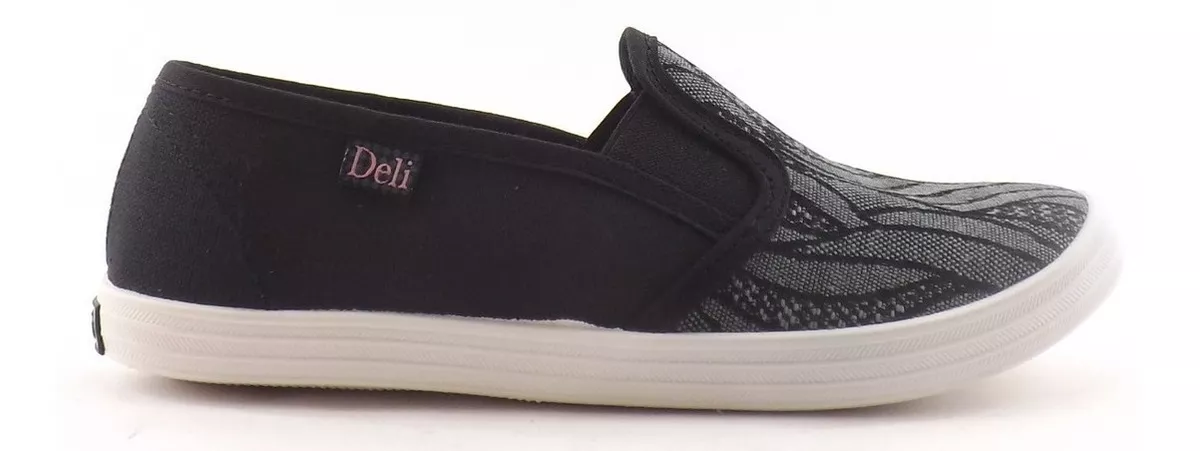 Zapatillas Dama Mujer Panchas Deli Tela Lona 490 Carg
