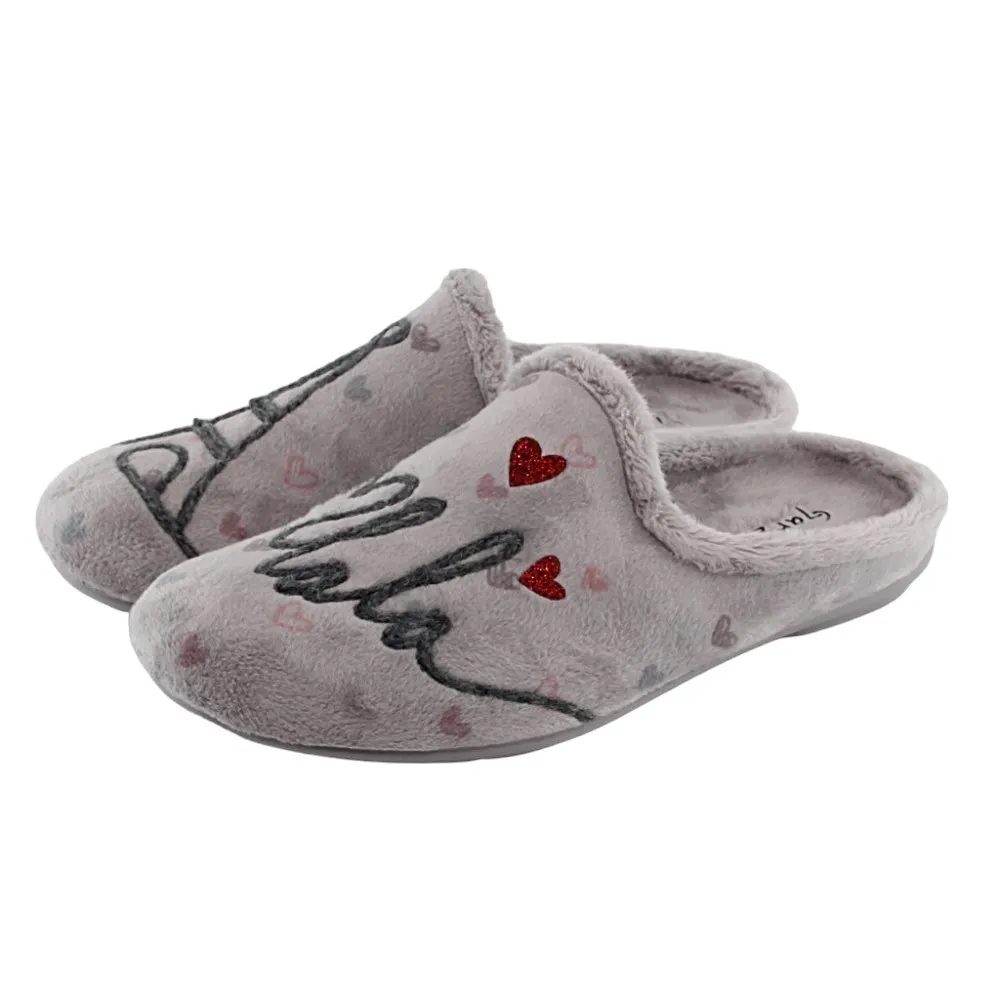 Zapatillas de casa Garzón Suatex Torre.E Gris