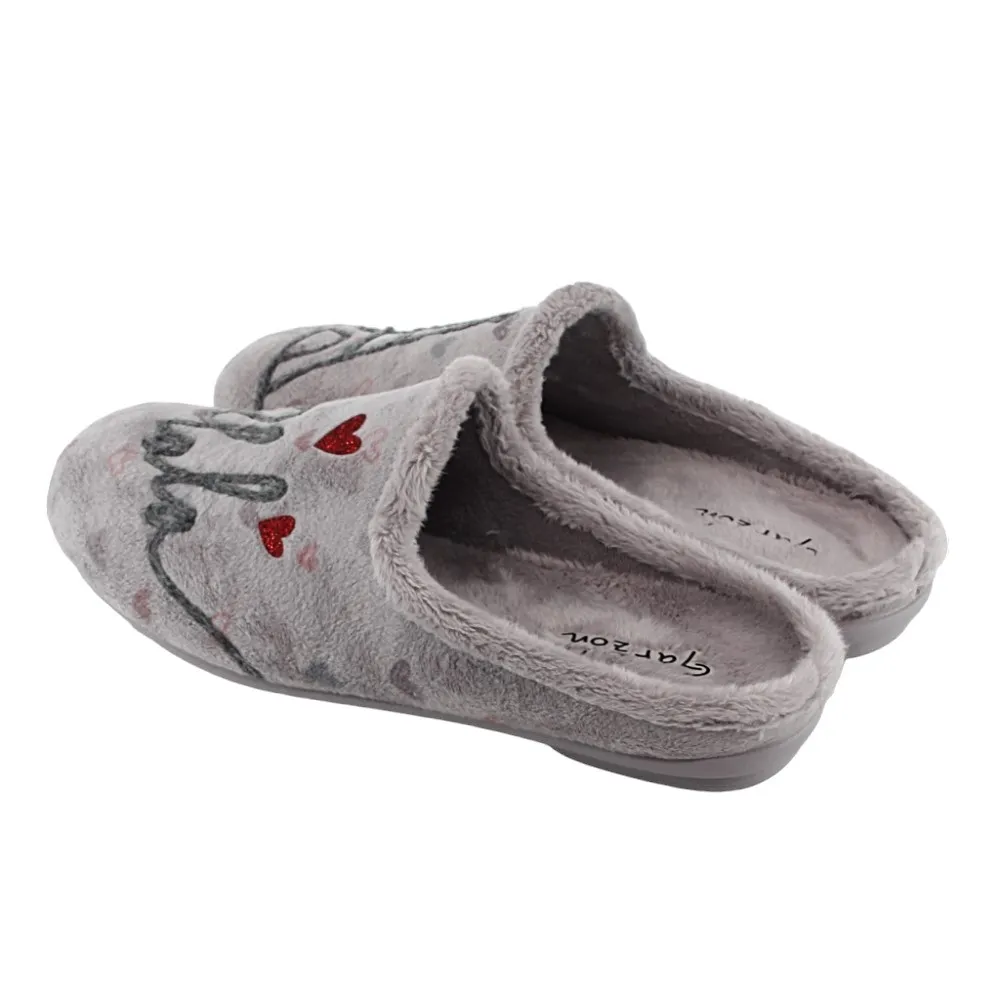 Zapatillas de casa Garzón Suatex Torre.E Gris