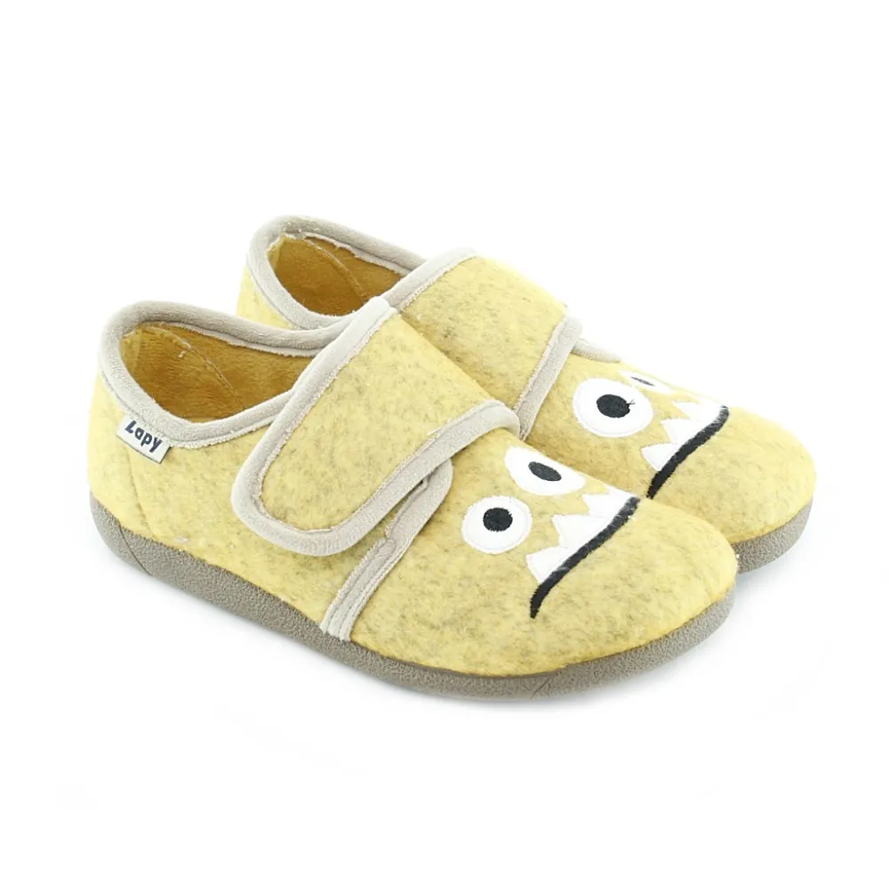 Zapatillas de casa Zapy Cara Mostaza.